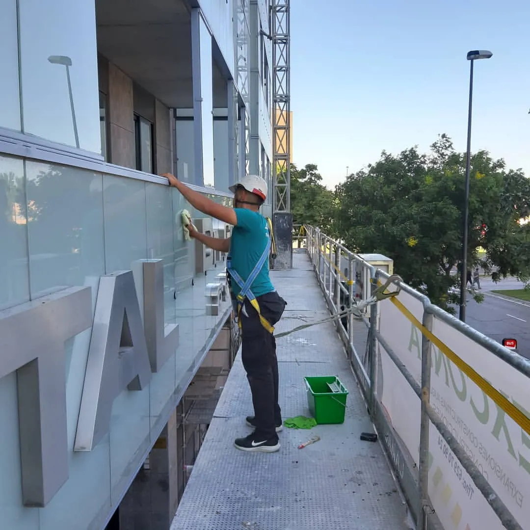 limpieza de cristales exteriores